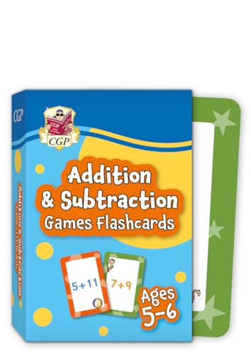 Addition & Subtraction Games Flashcards for Ages 5-6 (Year 1) (CGP KS1 Activity Books and Cards)